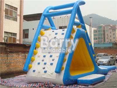 Heat Sealed Inflatable Floating Water Slide,Inflatable Aqua Slide,Lake Inflatable Water Slides BY-WS-111